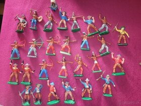 Zberateľské figurky indiani,banditi ndr - 1