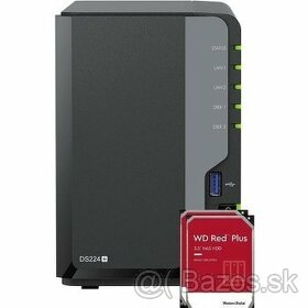 Synology DS224+ s 2x2TB HDD