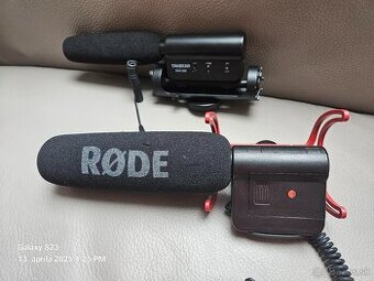 kamerový mikrofón RODE a TAKSTAR