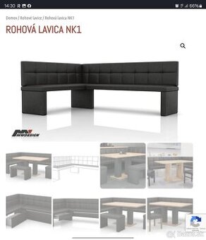 Predám rohovú lavicu