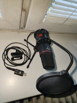 Mikrofón Trust GXT 212 Mico červený (Jack aj USB)