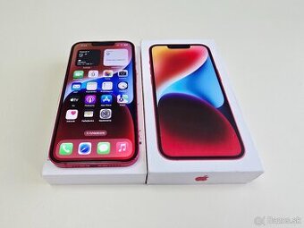 Apple iPhone 14 128GB RED,KAPACITA BATÉRIE 100%