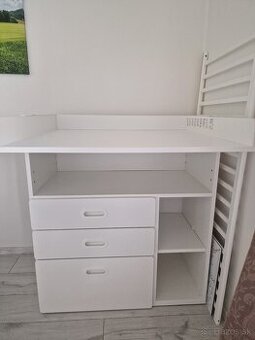 Prebaľovací pult so zásuvkami IKEA Stuva