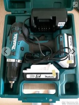 Akú skrutkovač 18v a 2 akú bateria