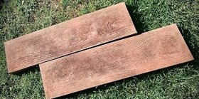 Betónový podval hnedé drevo 80cm/20cm-5.5cm