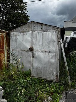 Predám stavebné plechové búdy garaž 2,3m x 6,1m - 1