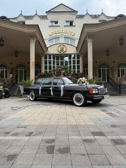 Svadobné auto Limuzína Mercedes
