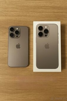 iPhone 16 Pro 256GB Natural Titanium, stav batérie 100%