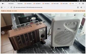 Predám elektrické ohrievače.