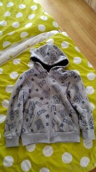 mikina zateplená č.122/128