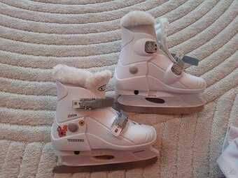detské dievčenské nastaviteľné korčule na ľad