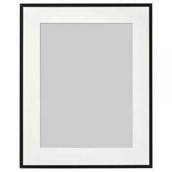 LOMVIKEN Rám, čierna