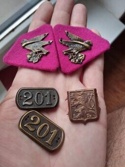 Odznaky vylozky 1 ČSR.Pluk.Capicak.