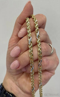 NOVÁ Krásna zlatá retiazka s moderným dizajnom - Korai