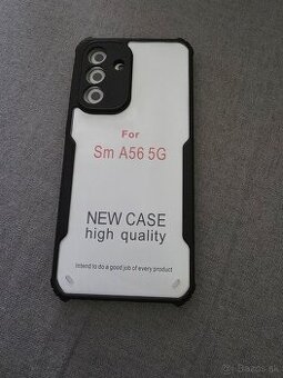 Cover zadný na Samsug A56 5g čierno priesvitný