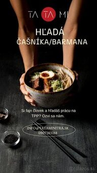 Hľadáme čašníčku/barmana do nášho tímu