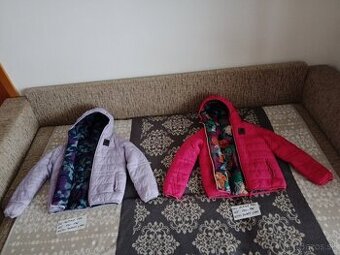 Dievc.zimné obojstranné bundy Alpine Pro veľ.140-146