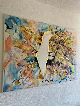 Izrael – sila, viera a nádej 120x90 cm