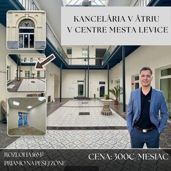 Kancelária v Átriu v centre mesta Levice - 1