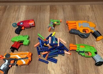 Nerf detské zbrane + náboje