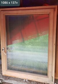 Okno drevene euro 108x 137 cm