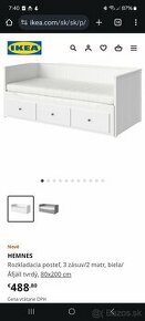 Hemnes rozkladacia postel+matrace