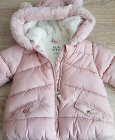Dievčenská zimná bunda veľk.na 9-12 mesiacov