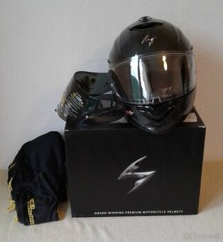 Predám prilbu Scorpion EXO-1400 Carbon Air Solid
