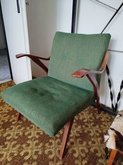 Predám retro jedálenský stôl a retro kreslá