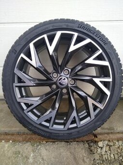 19" alu ŠKODA SUPERB 3,4 originál + pneu.