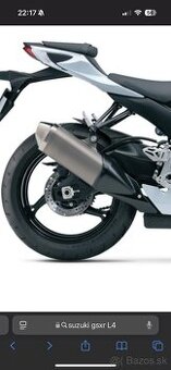 Kupim sériový vyfuk na Gsxr 600/750 L1-L7