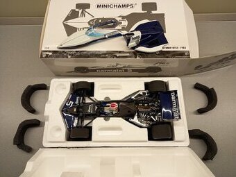 F1 ROZKLÁDACÍ BRABHAM BMW 1983 NELSON PIQUET MINICHAMPS 1:18