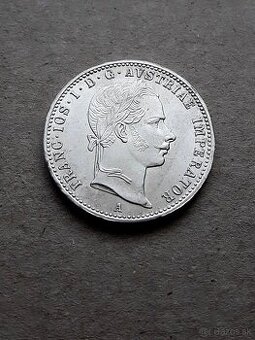 1/4 zlatník 1858 A, top stav