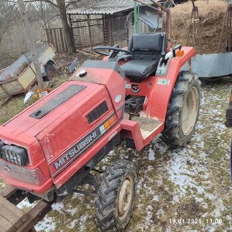 malotraktor Mitsubishi 4x4 15hp + rotavator