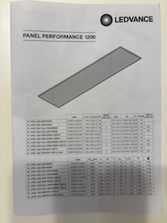 Panel LED 1200x300 LEDVANCE