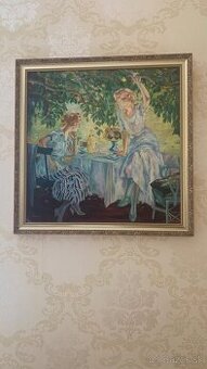 Impresionistická olejomaľba