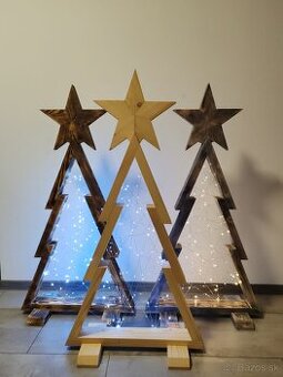 Drevený Vianočný stromček - 1