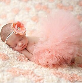 Dievčenská súprava na fotenie suknička+čelenka rôzne farNOVé