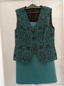 Komplet vesta a sukňa č.40 dve verzie 10€ každý