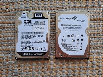 Predám SATA 2,5 palcové hard disky do notebooku
