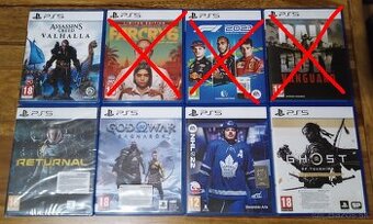 Predám hry na Playstation 5