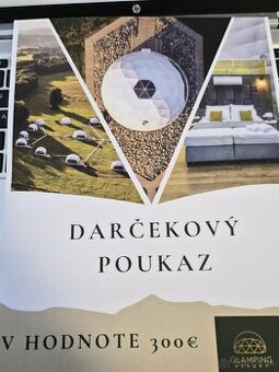 Darčekový poukaz - Glamping Resort