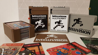 Intellivision multikarta kazeta – 144 hier + zoznam, manuál