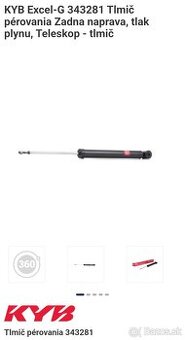 Predam 2 nove zadne tlmice KYB