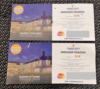 Kupón - Darčeková  poukážka