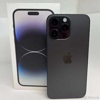 iPhone 14 PRO MAX 256GB SPACE BLACK VEĽMI PEKNÝ STAV ZÁRUKA