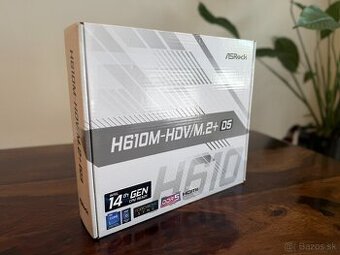 ASRock H610M-HDV/M.2+ D5 LGA1700 mATX základná doska