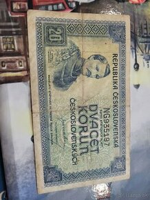 Stará bankovka Československa na predaj