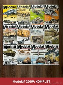 Predám časopisy Modelář - komplet ročník 2009