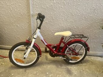 Detský bicykel s brzdením dozadu